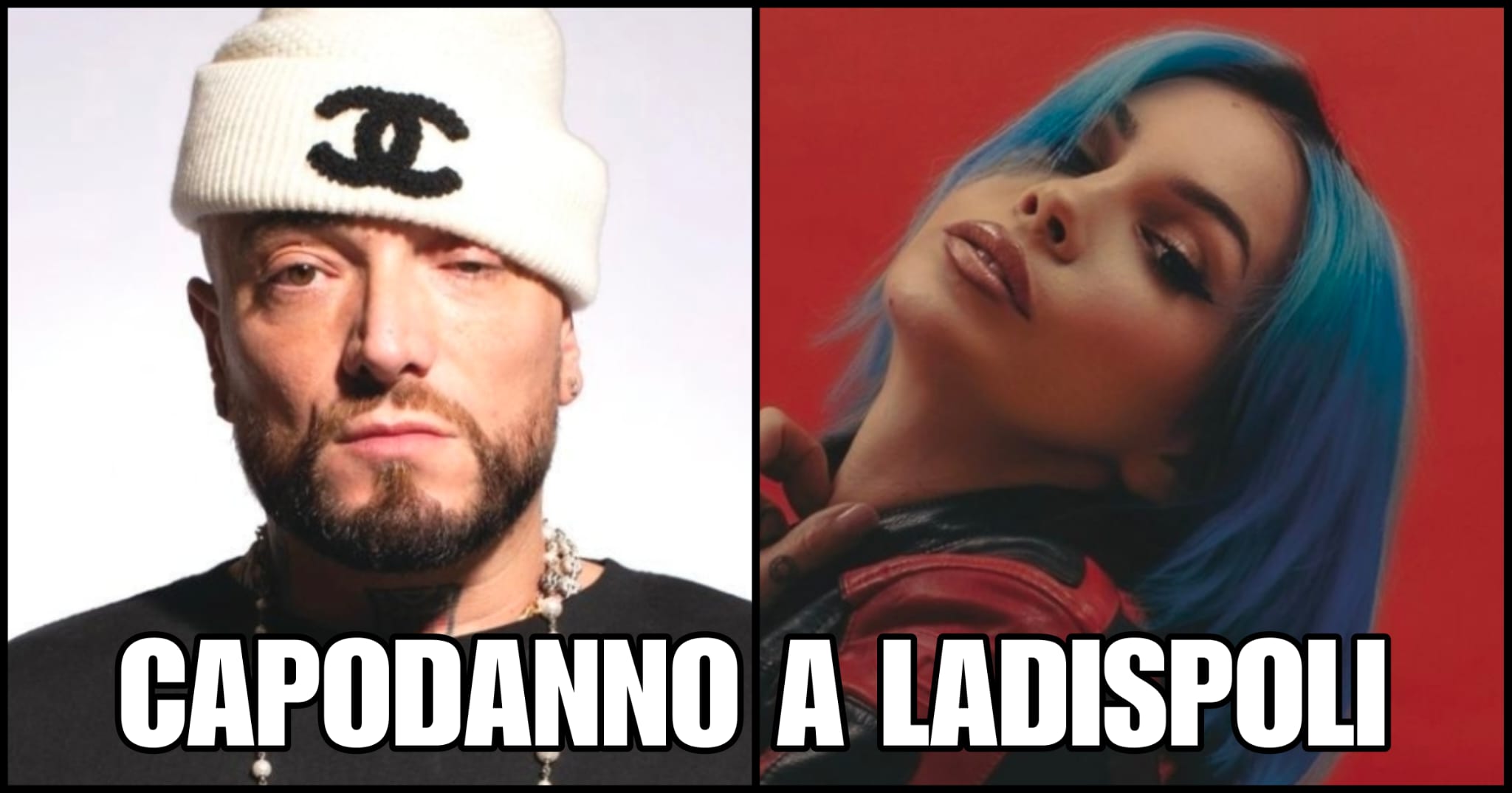 Capodanno a Ladispoli con Rose Villain e Guè