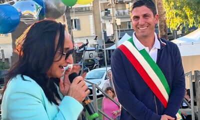 Margherita Frappa con il Sindaco Alessandro Grando